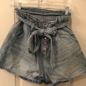 American Eagle Paperbag Shorts
